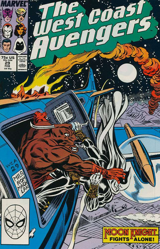 West Coast Avengers(VF-NM) #29, Comic Book, Back Issue, buy comic books online, order comics online, marvel comics, sell comic books, online, comic websites, comic store,  vintige comic books, comic book store guelph, comic book store, comic book store near me, Long Box Silver's Comic Book Store