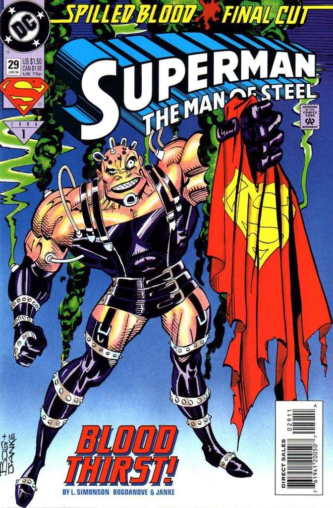 Superman: The Man of Steel #29 (VF-NM), Comic Book, Back Issue, buy comic books online, online comic book store canada, sell comic books, online, comic websites, comic store, vintige comic books, comic book store guelph, comic book store, comic book store near me, Long Box Silver's Comics
