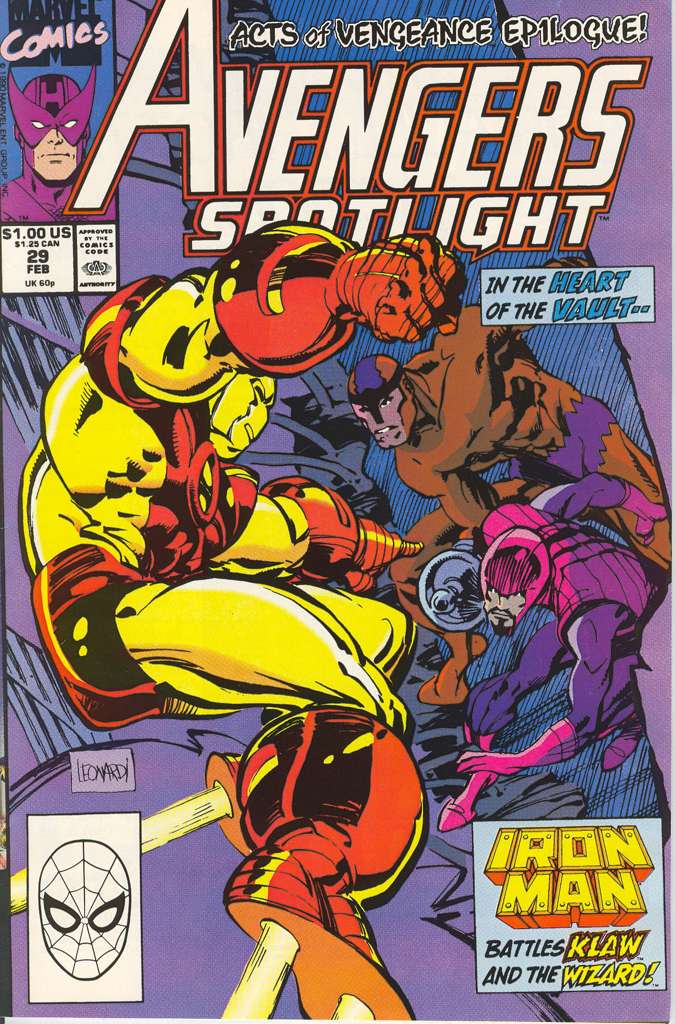 Avengers Spotlight(VF) #29, Comic Book, Back Issue, buy comic books online, order comics online, marvel comics, sell comic books, online, comic websites, comic store,  vintige comic books, comic book store guelph, comic book store, comic book store near me, Long Box Silver's Comic Book Store