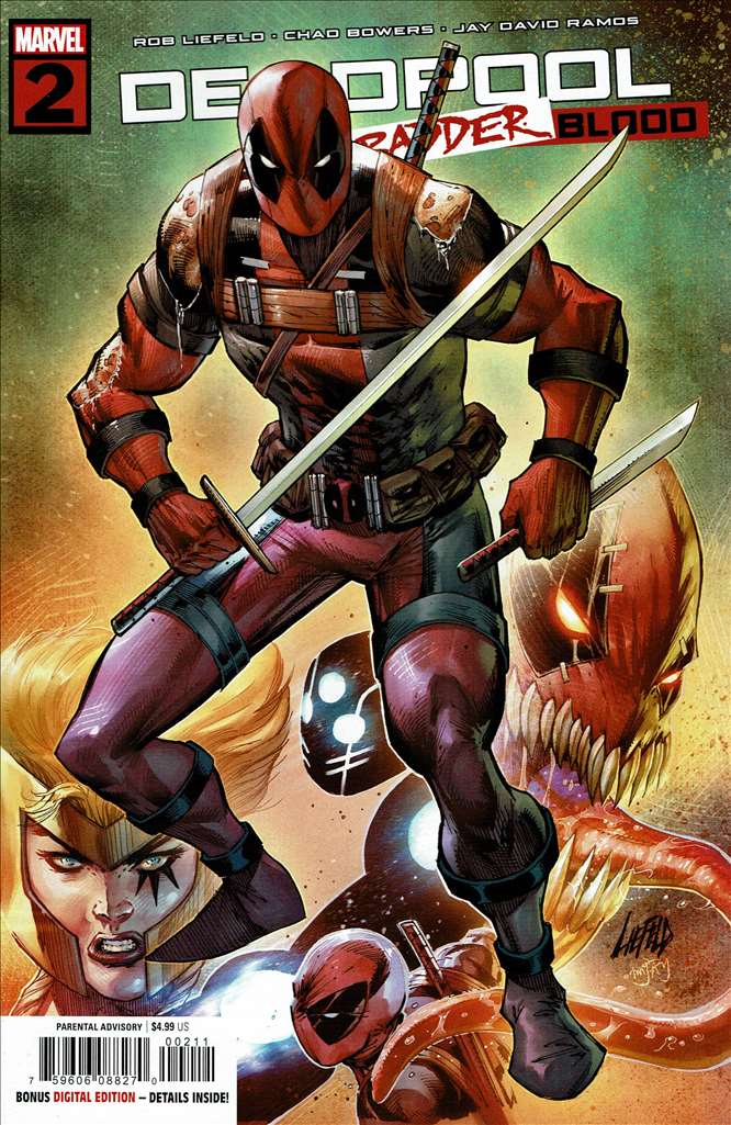 Deadpool: Badder Blood #2, Comic Book, Back Issue, buy comic books online, order comics online, marvel comics, sell comic books, online, comic websites, comic store,  vintige comic books, comic book store guelph, comic book store, comic book store near me, Long Box Silver's Comic Book Store