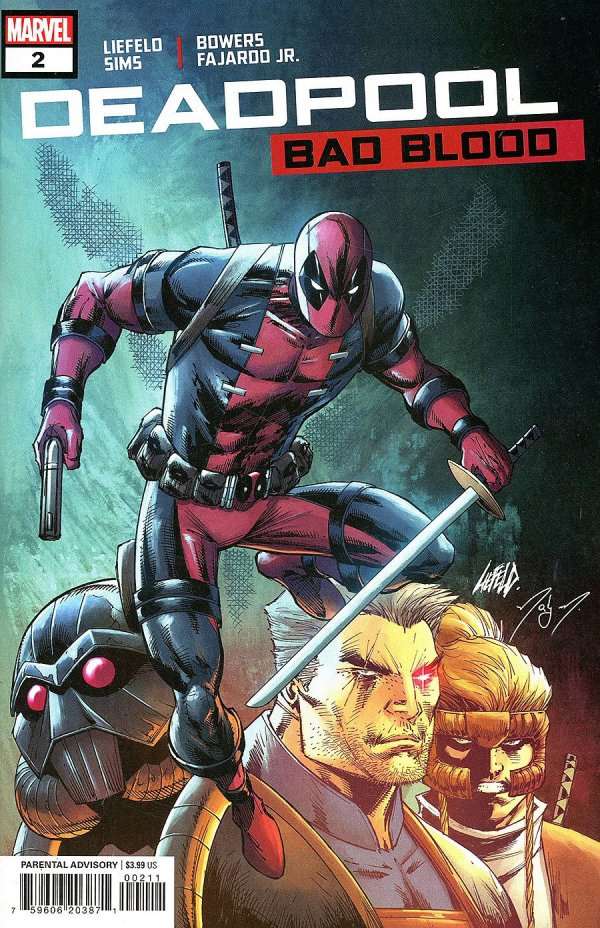 Deadpool: Bad Blood (2nd Series) #2, Comic Book, Back Issue, buy comic books online, order comics online, marvel comics, sell comic books, online, comic websites, comic store,  vintige comic books, comic book store guelph, comic book store, comic book store near me, Long Box Silver's Comic Book Store