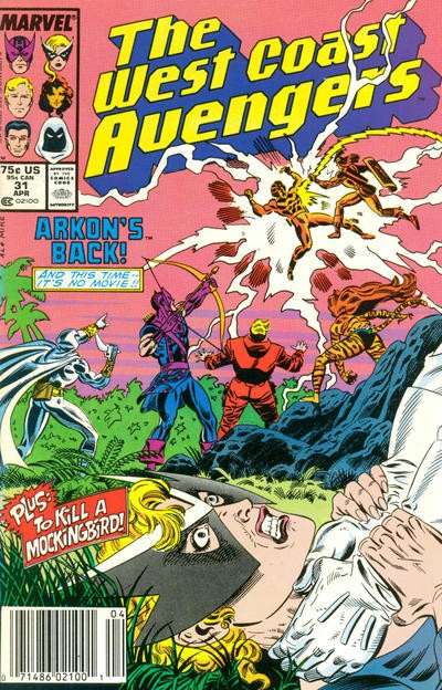 West Coast Avengers(VF-NM) #31/NS, Comic Book, Back Issue, buy comic books online, order comics online, marvel comics, sell comic books, online, comic websites, comic store,  vintige comic books, comic book store guelph, comic book store, comic book store near me, Long Box Silver's Comic Book Store