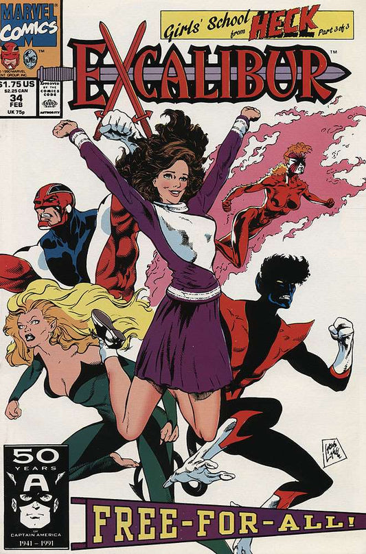 Excalibur #34, Comic Book, Back Issue, buy comic books online, order comics online, marvel comics, sell comic books, online, comic websites, comic store,  vintige comic books, comic book store guelph, comic book store, comic book store near me, Long Box Silver's Comic Book Store