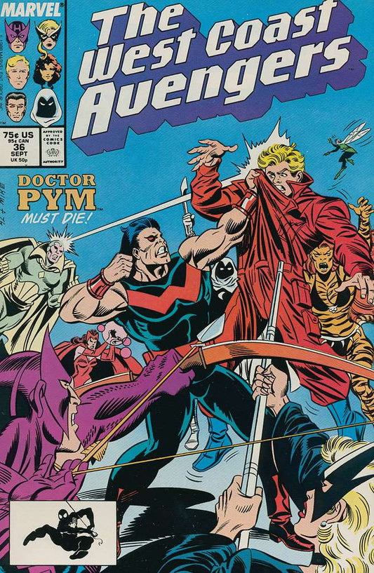 West Coast Avengers(F) #36, Comic Book, Back Issue, buy comic books online, order comics online, marvel comics, sell comic books, online, comic websites, comic store,  vintige comic books, comic book store guelph, comic book store, comic book store near me, Long Box Silver's Comic Book Store
