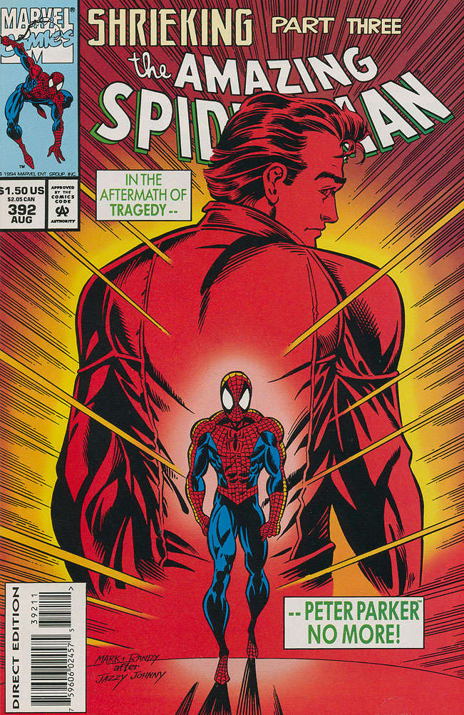 Amazing Spider-Man, The #392 (VF), Comic Book, buy comic books online, online comic book store canada, sell comic books, online, comic websites, comic store, vintige comic books, comic book store guelph, comic book store, Long Box Silver's Comics