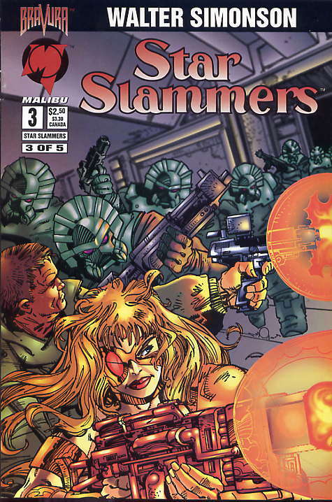 Star Slammers (Malibu)(Set #1-3) #1-3 (VF-NM)