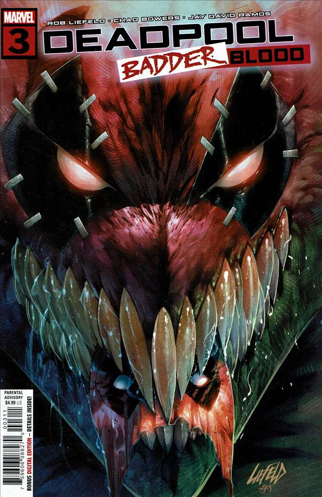 Deadpool: Badder Blood #3, Comic Book, Back Issue, buy comic books online, order comics online, marvel comics, sell comic books, online, comic websites, comic store,  vintige comic books, comic book store guelph, comic book store, comic book store near me, Long Box Silver's Comic Book Store