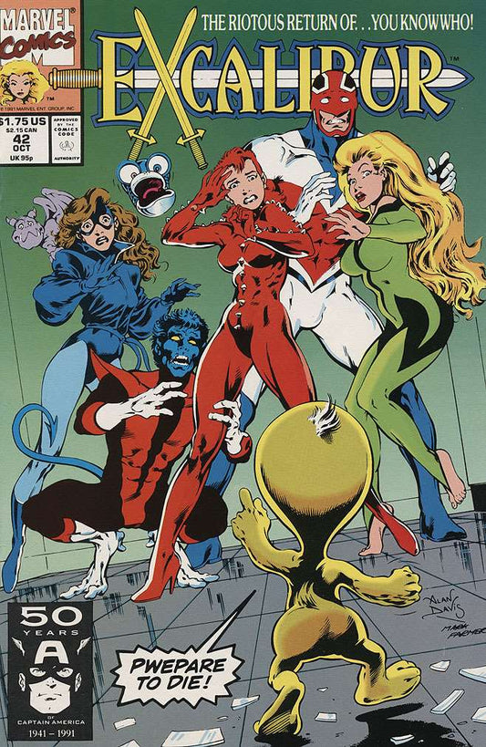 Excalibur #42, Comic Book, Back Issue, buy comic books online, order comics online, marvel comics, sell comic books, online, comic websites, comic store,  vintige comic books, comic book store guelph, comic book store, comic book store near me, Long Box Silver's Comic Book Store