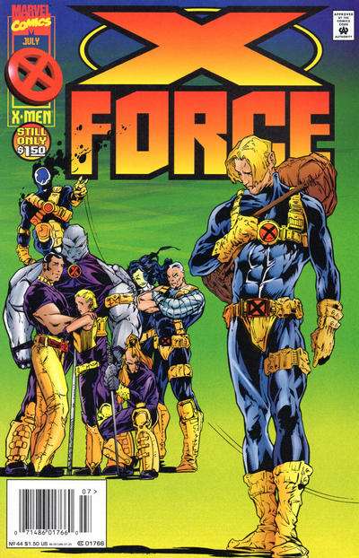 X-Force #44 (VF-NM), Comic Book, Back Issue, buy comic books online, online comic book store canada, sell comic books, online, comic websites, comic store, vintige comic books, comic book store guelph, comic book store, comic book store near me, Long Box Silver's Comics