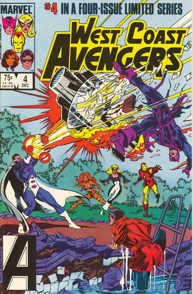 West Coast Avengers (Ltd. Series)(Full Mini-Series Set) #1-4 (VF-NM)