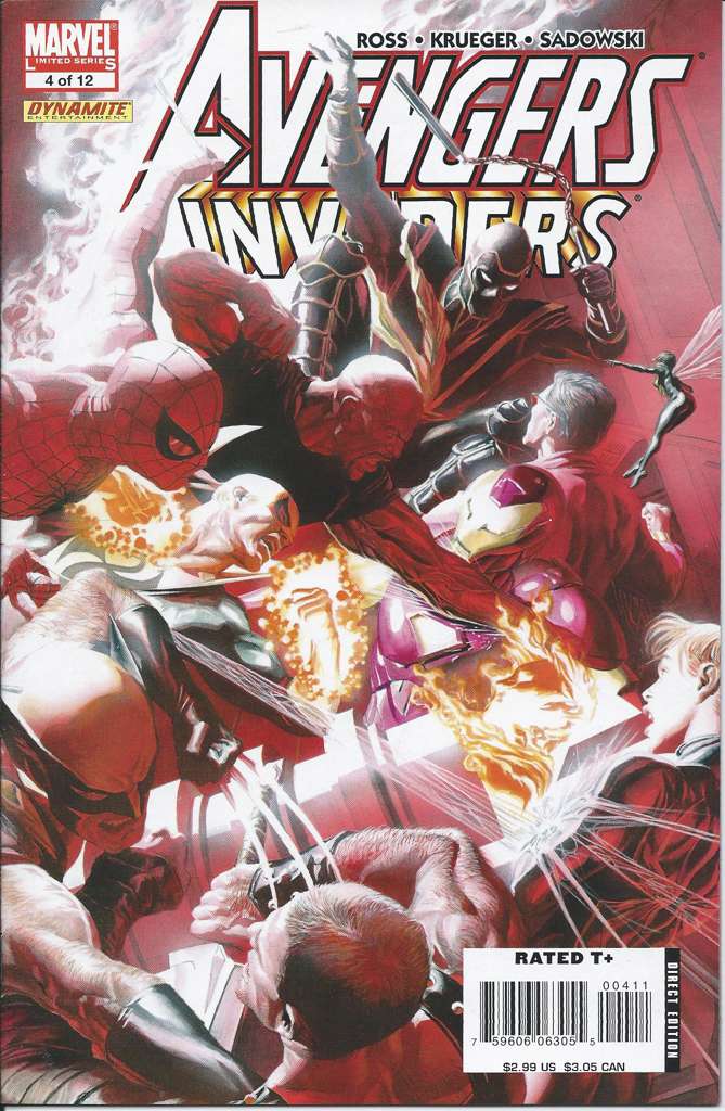 Avengers/Invaders #4 (VF/NM), Comic Book, Back Issue, buy comic books online, order comics online, marvel comics, sell comic books, online, comic websites, comic store,  vintige comic books, comic book store guelph, comic book store, comic book store near me, Long Box Silver's Comic Book Store