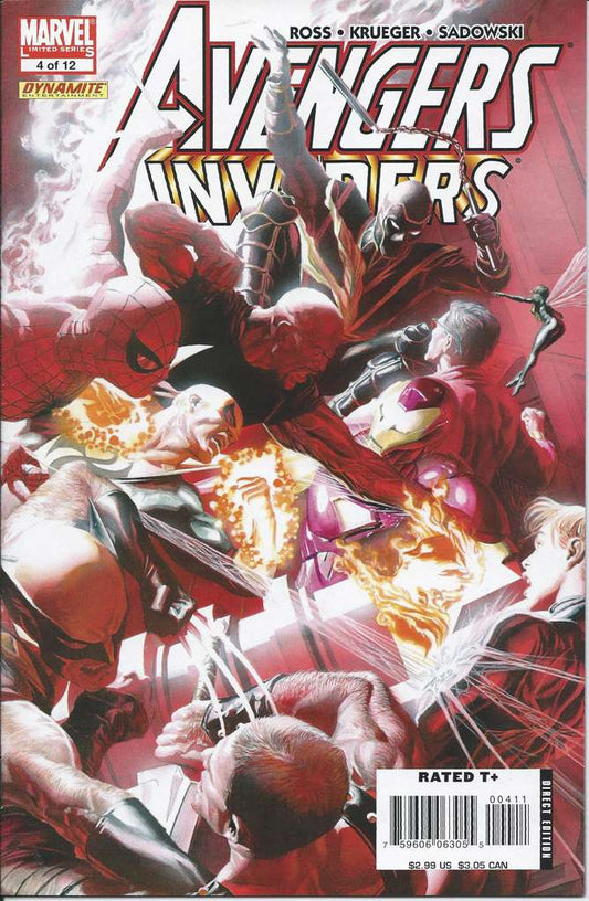 Avengers/Invaders #4 (VF/NM), Comic Book, Back Issue, buy comic books online, order comics online, marvel comics, sell comic books, online, comic websites, comic store,  vintige comic books, comic book store guelph, comic book store, comic book store near me, Long Box Silver's Comic Book Store