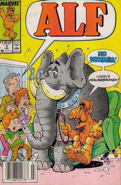 Alf #5/NS (VF), Comic Book, buy comic books online, online comic book store canada, sell comic books, online, comic websites, comic store, vintige comic books, comic book store guelph, comic book store, Long Box Silver's Comics