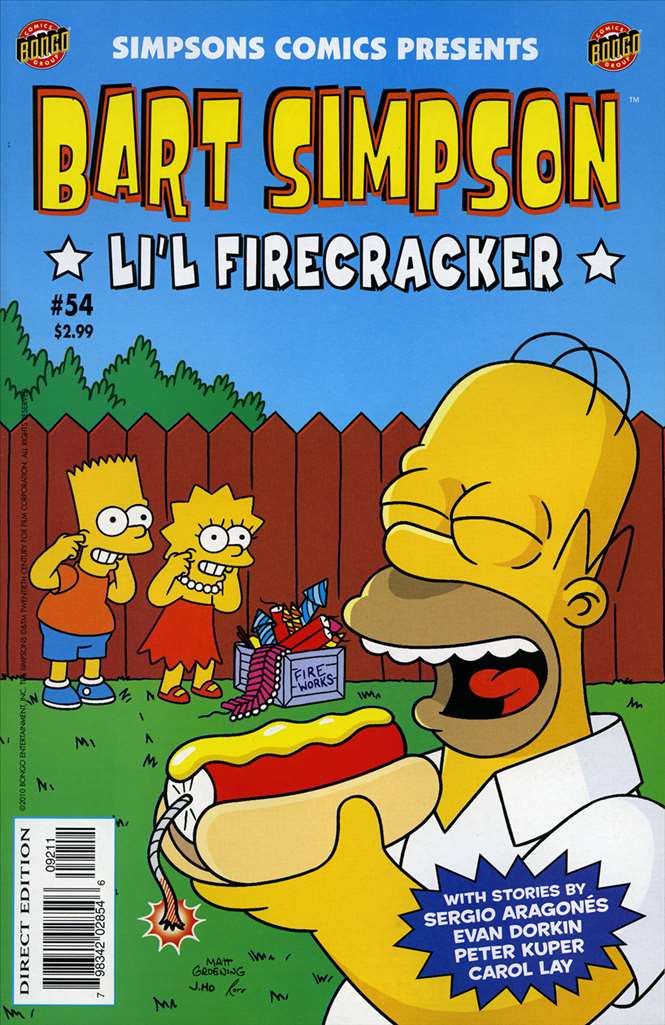 Simpsons Comics Presents Bart Simpson #54, Comic Book, Back Issue, buy comic books online, order comics online, marvel comics, sell comic books, online, comic websites, comic store,  vintige comic books, comic book store guelph, comic book store, comic book store near me, Long Box Silver's Comic Book Store