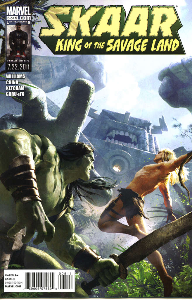 Skaar: King of the Savage Land (Full Mini-Series Set #1-5) #1-5 (VF-NM)