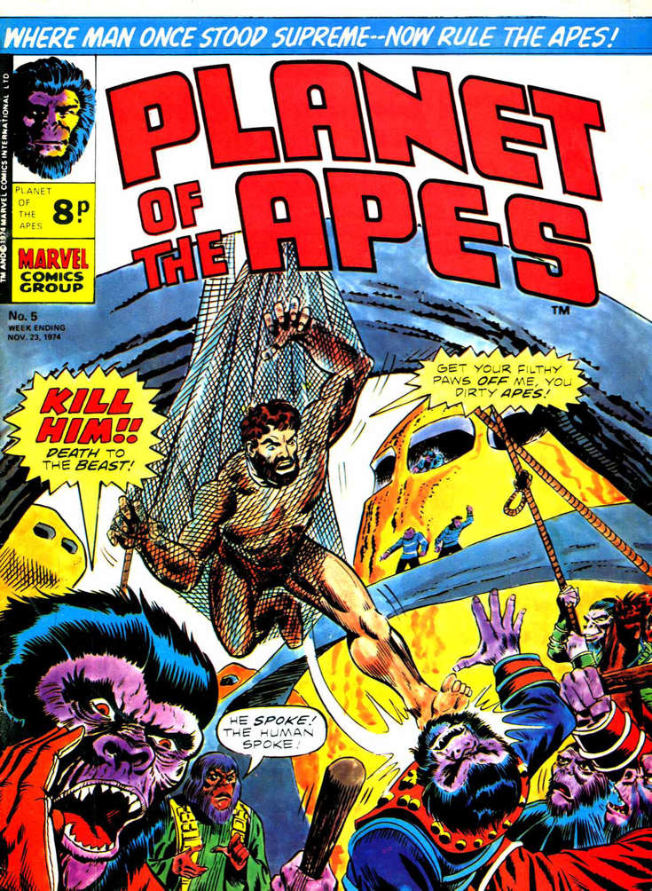 Planet of the Apes (Marvel UK) #5 (F), Comic Book, buy comic books online, online comic book store canada, sell comic books, online, comic websites, comic store, vintige comic books, comic book store guelph, comic book store, Long Box Silver's Comics