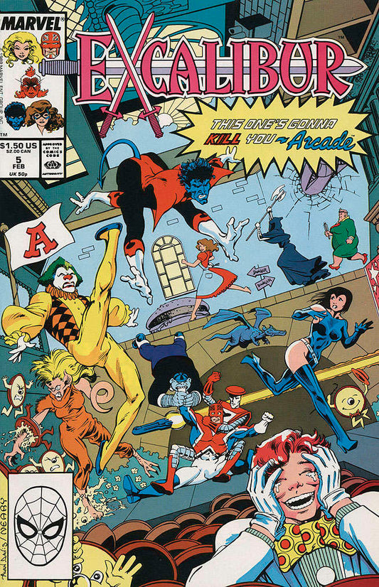 Excalibur #5 (VF-NM), Comic Book, Back Issue, buy comic books online, online comic book store canada, sell comic books, online, comic websites, comic store,  vintige comic books, comic book store guelph, comic book store, comic book store near me, Long Box Silver's Comics