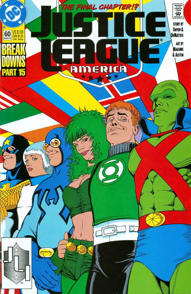 Justice League America #60 (VF-NM), Comic Book, Back Issue, buy comic books online, online comic book store canada, sell comic books, online, comic websites, comic store, vintige comic books, comic book store guelph, comic book store, comic book store near me, Long Box Silver's Comics