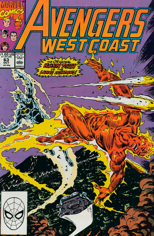 Avengers West Coast #63 (VF/NM), Comic Book, Back Issue, buy comic books online, order comics online, marvel comics, sell comic books, online, comic websites, comic store,  vintige comic books, comic book store guelph, comic book store, comic book store near me, Long Box Silver's Comic Book Store