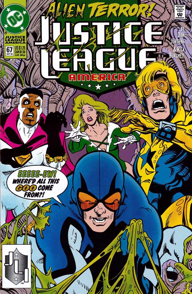 Justice League America #67 (VF-NM), Comic Book, Back Issue, buy comic books online, online comic book store canada, sell comic books, online, comic websites, comic store, vintige comic books, comic book store guelph, comic book store, comic book store near me, Long Box Silver's Comics