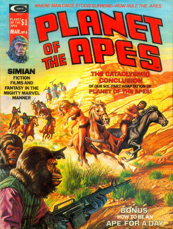 Planet of the Apes (1st series) #6 (VF), Comic Book, buy comic books online, online comic book store canada, sell comic books, online, comic websites, comic store, vintige comic books, comic book store guelph, comic book store, Long Box Silver's Comics