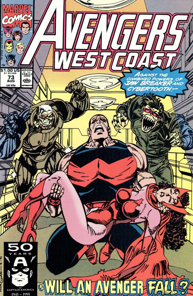 Avengers West Coast #73 (VF/NM), Comic Book, Back Issue, buy comic books online, order comics online, marvel comics, sell comic books, online, comic websites, comic store,  vintige comic books, comic book store guelph, comic book store, comic book store near me, Long Box Silver's Comic Book Store