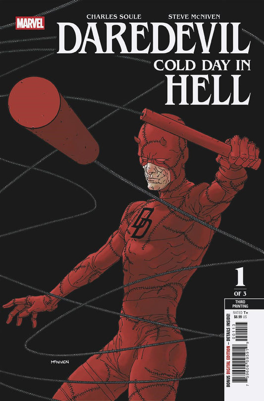 Daredevil: Cold Day In Hell #1 Steve Mcniven 3RD Printing Variant (VF/NM)