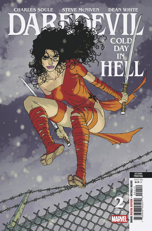 Daredevil: Cold Day In Hell #2 Steve Mcniven 2nd Print Variant (VF/NM)