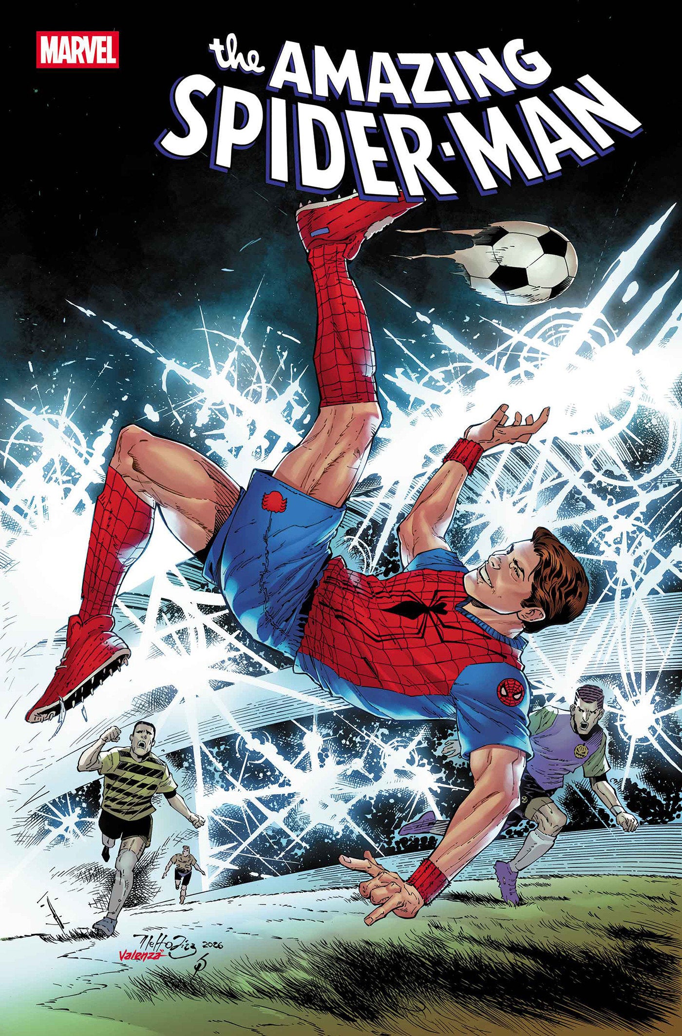 Amazing Spider-Man #30 Netho Diaz Marvel Soccer Variant (VF-NM)