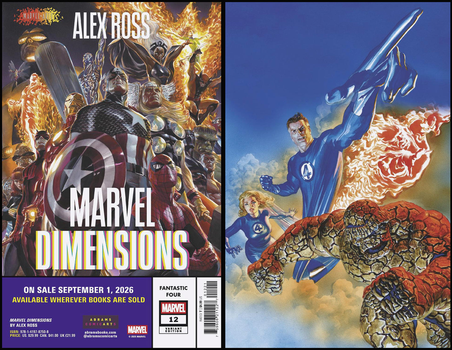 Fantastic Four #12 Alex Ross Marvel Dimensions Variant (VF-NM)
