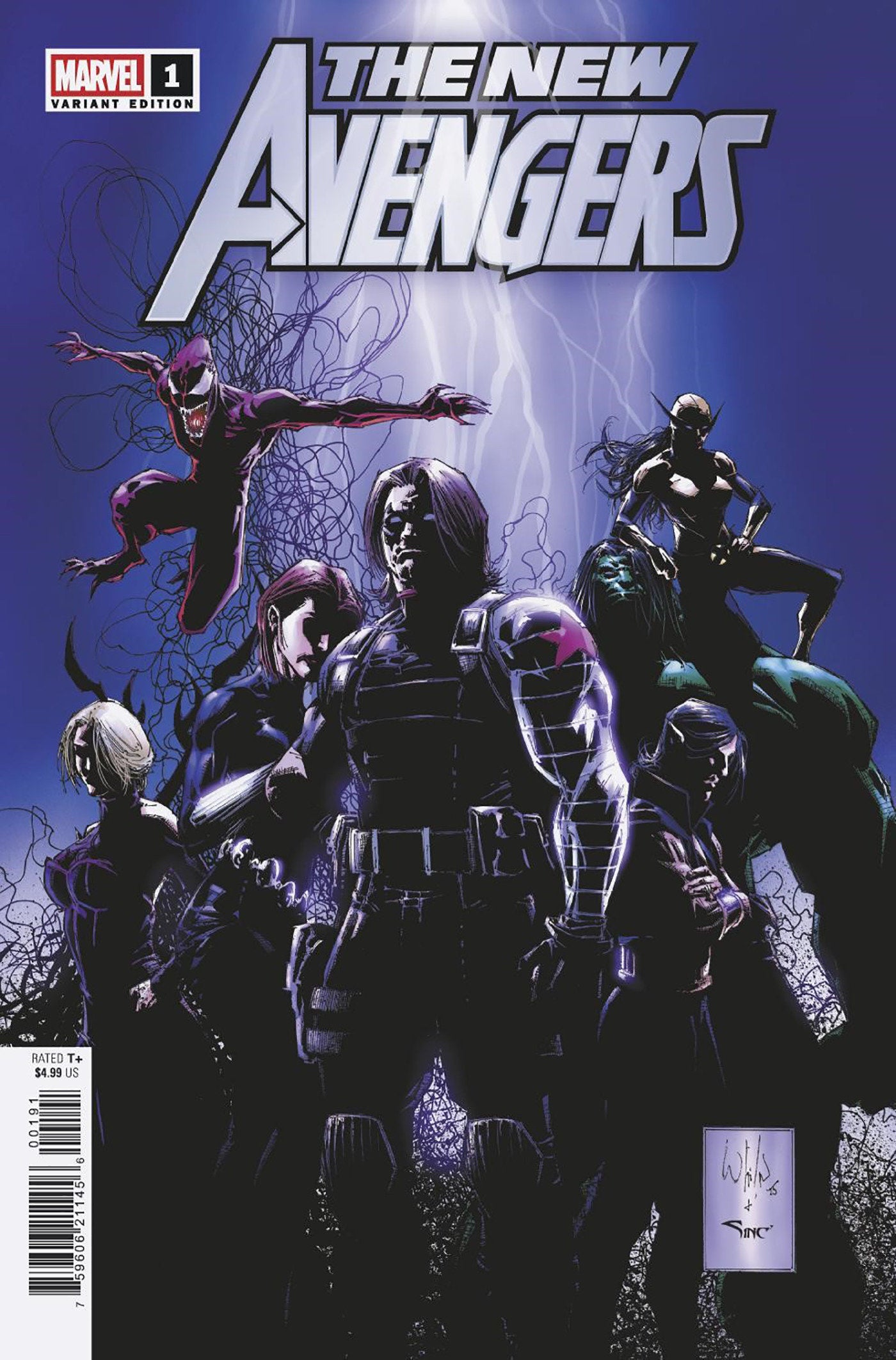 New Avengers #1 Whilce Portacio Spoiler Homage Variant (VF/NM)