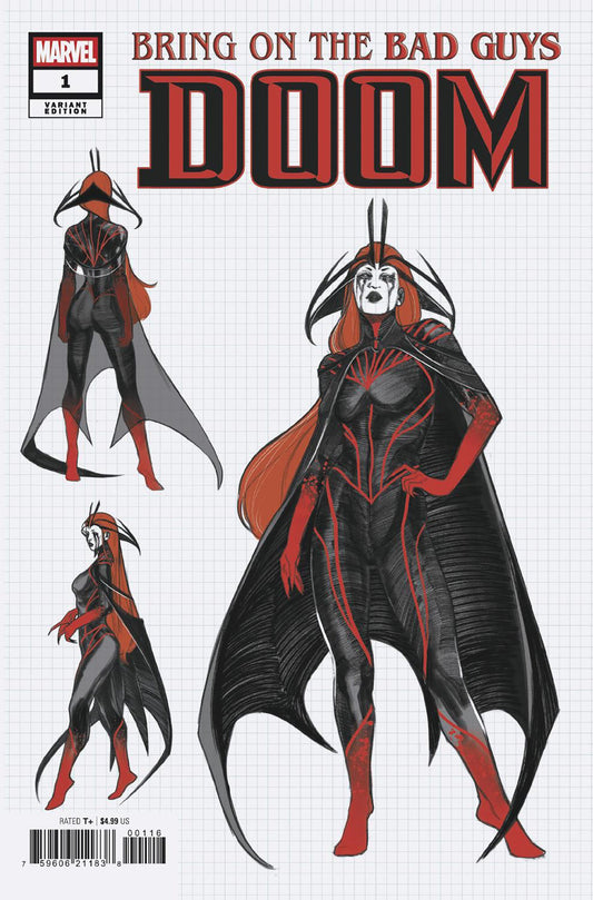 Bring On The Bad Guys: Doom #1 Alessandro Cappuccio Design 1:10 Ratio Variant (VF/NM)