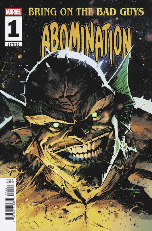 Bring On The Bad Guys: Abomination #1 Jonas Scharf Variant (VF/NM)