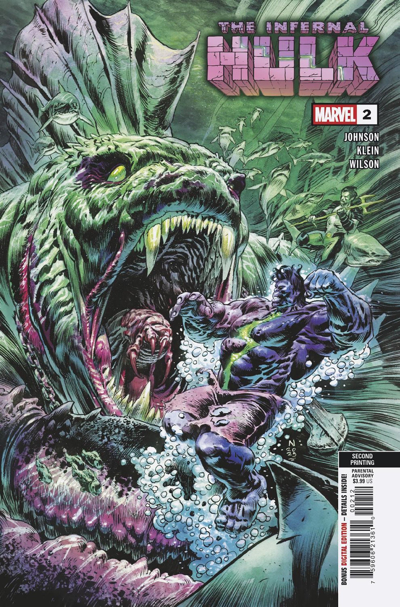 Infernal Hulk #2 Nic Klein 2nd Printing Variant (VF/NM)