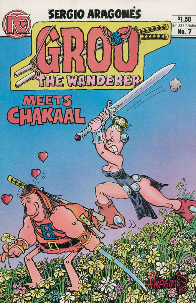 Groo The Wanderer (Sergio Aragonés’…) #7 (F), Comic Book, Back Issue, buy comic books online, online comic book store canada, sell comic books, online, comic websites, comic store, vintige comic books, comic book store guelph, comic book store, comic book store near me, Long Box Silver's Comics