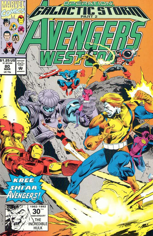 Avengers West Coast #80 (VF/NM), Comic Book, Back Issue, buy comic books online, order comics online, marvel comics, sell comic books, online, comic websites, comic store,  vintige comic books, comic book store guelph, comic book store, comic book store near me, Long Box Silver's Comic Book Store