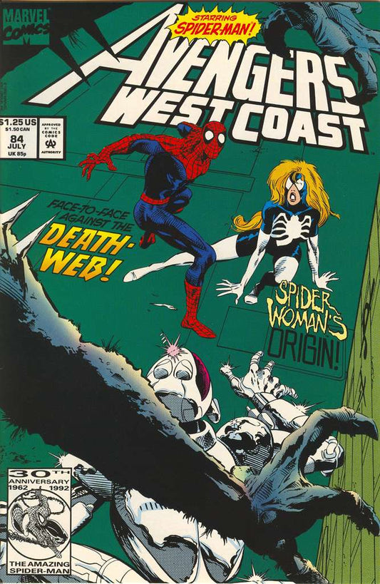 Avengers West Coast #84 (VF/NM), Comic Book, Back Issue, buy comic books online, order comics online, marvel comics, sell comic books, online, comic websites, comic store,  vintige comic books, comic book store guelph, comic book store, comic book store near me, Long Box Silver's Comic Book Store