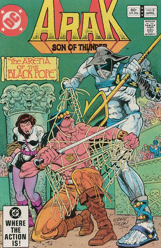 Arak Son of Thunder #8, Comic Book, Back Issue, buy comic books online, order comics online, marvel comics, sell comic books, online, comic websites, comic store,  vintige comic books, comic book store guelph, comic book store, comic book store near me, Long Box Silver's Comic Book Store