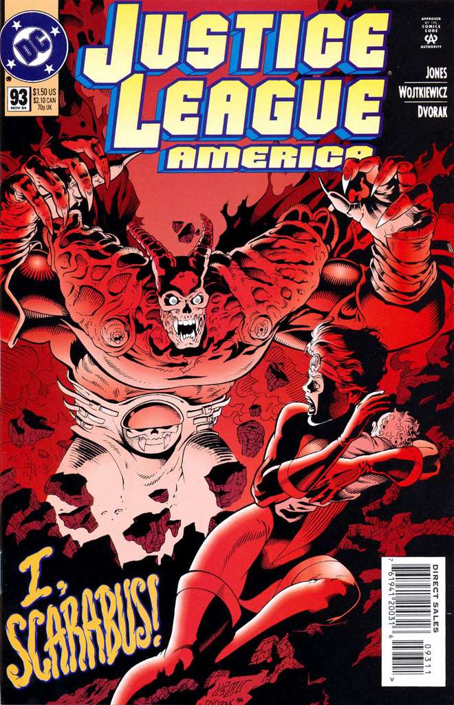 Justice League America #93 (VF-NM), Comic Book, Back Issue, buy comic books online, online comic book store canada, sell comic books, online, comic websites, comic store, vintige comic books, comic book store guelph, comic book store, comic book store near me, Long Box Silver's Comics