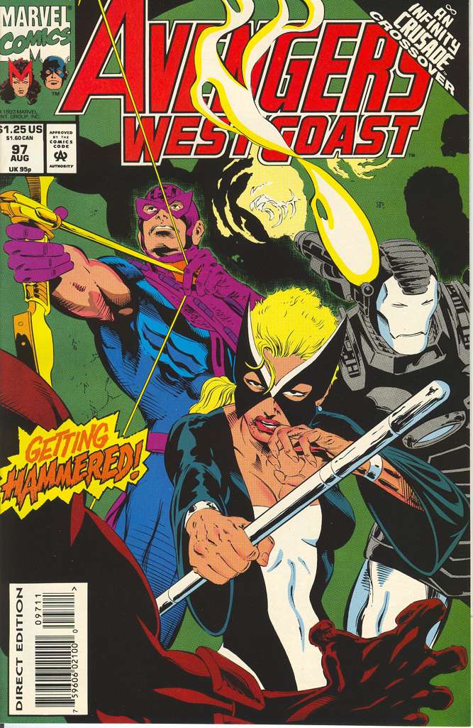 Avengers West Coast #97 (VF), Comic Book, Back Issue, buy comic books online, order comics online, marvel comics, sell comic books, online, comic websites, comic store,  vintige comic books, comic book store guelph, comic book store, comic book store near me, Long Box Silver's Comic Book Store