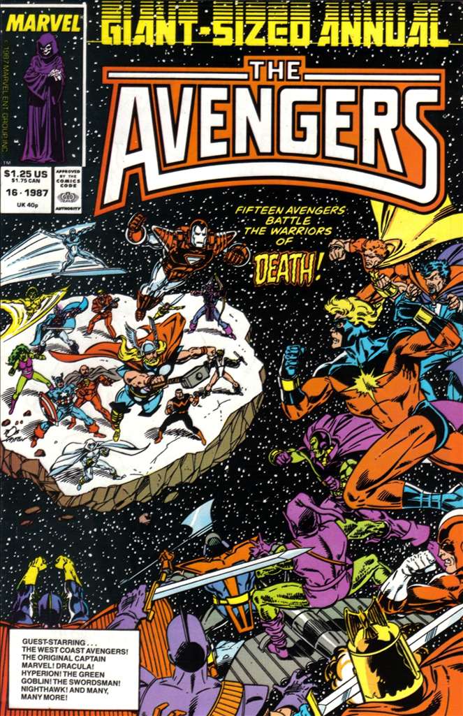 Avengers, The (VF-NM) #Anl 16, Comic Book, Back Issue, buy comic books online, order comics online, marvel comics, sell comic books, online, comic websites, comic store,  vintige comic books, comic book store guelph, comic book store, comic book store near me, Long Box Silver's Comic Book Store