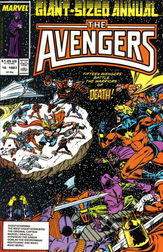 Avengers, The (VF-NM) #Anl 16, Comic Book, Back Issue, buy comic books online, order comics online, marvel comics, sell comic books, online, comic websites, comic store,  vintige comic books, comic book store guelph, comic book store, comic book store near me, Long Box Silver's Comic Book Store
