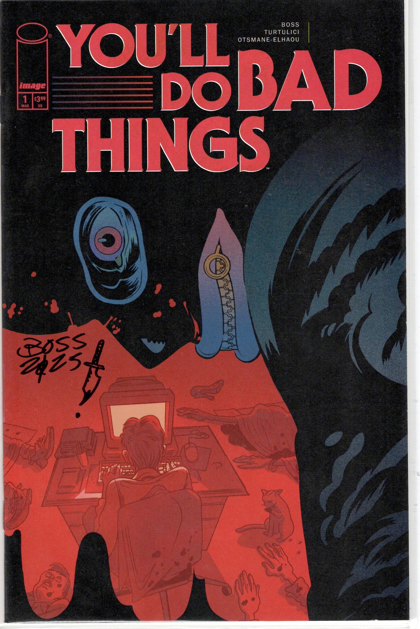 You’ll Do Bad Things #1/A (VF-NM) Signed by Tyler Boss, Comic Book, buy comic books online, online comic book store canada, sell comic books, online, comic websites, comic store, vintige comic books, comic book store guelph, comic book store, Long Box Silver's Comics