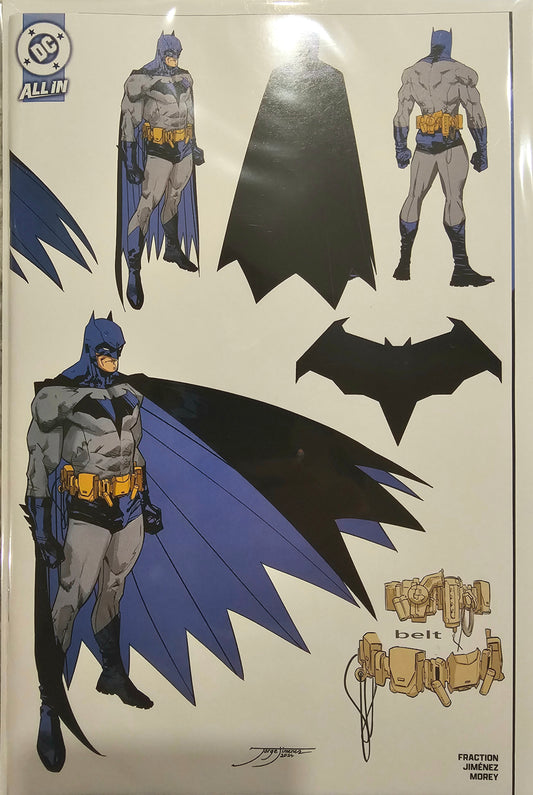 Batman #1 Cover O 5 Copy Jorge Jimenez Design Unlock Card Stock Variant (VF/NM)