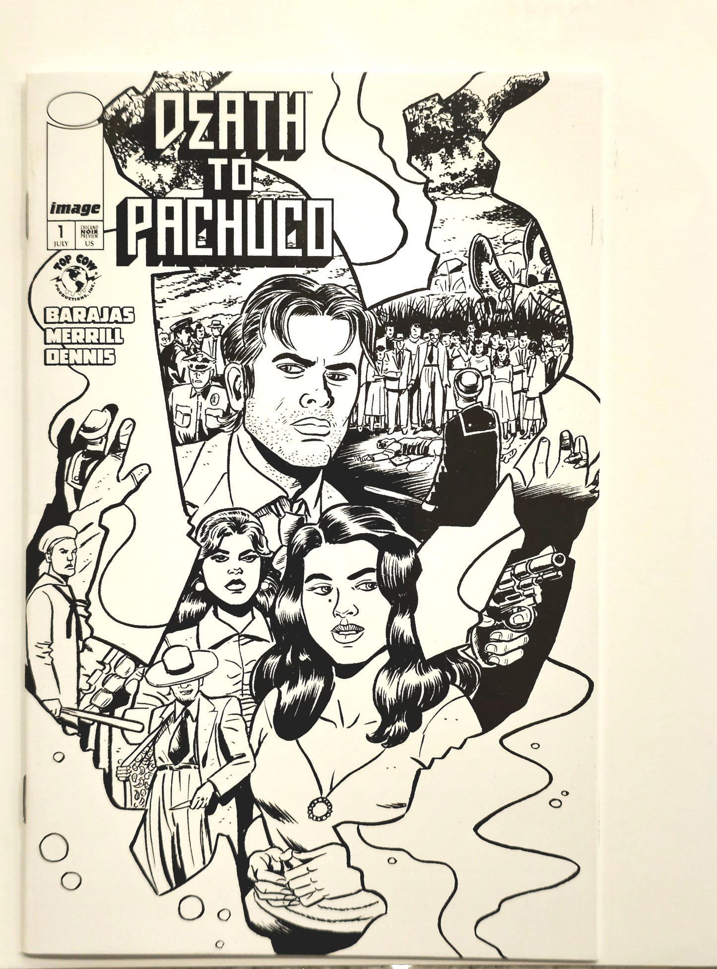 Death To Pachuco #1 Chicano Noir Exclusive Ashcan (VF/NM)
