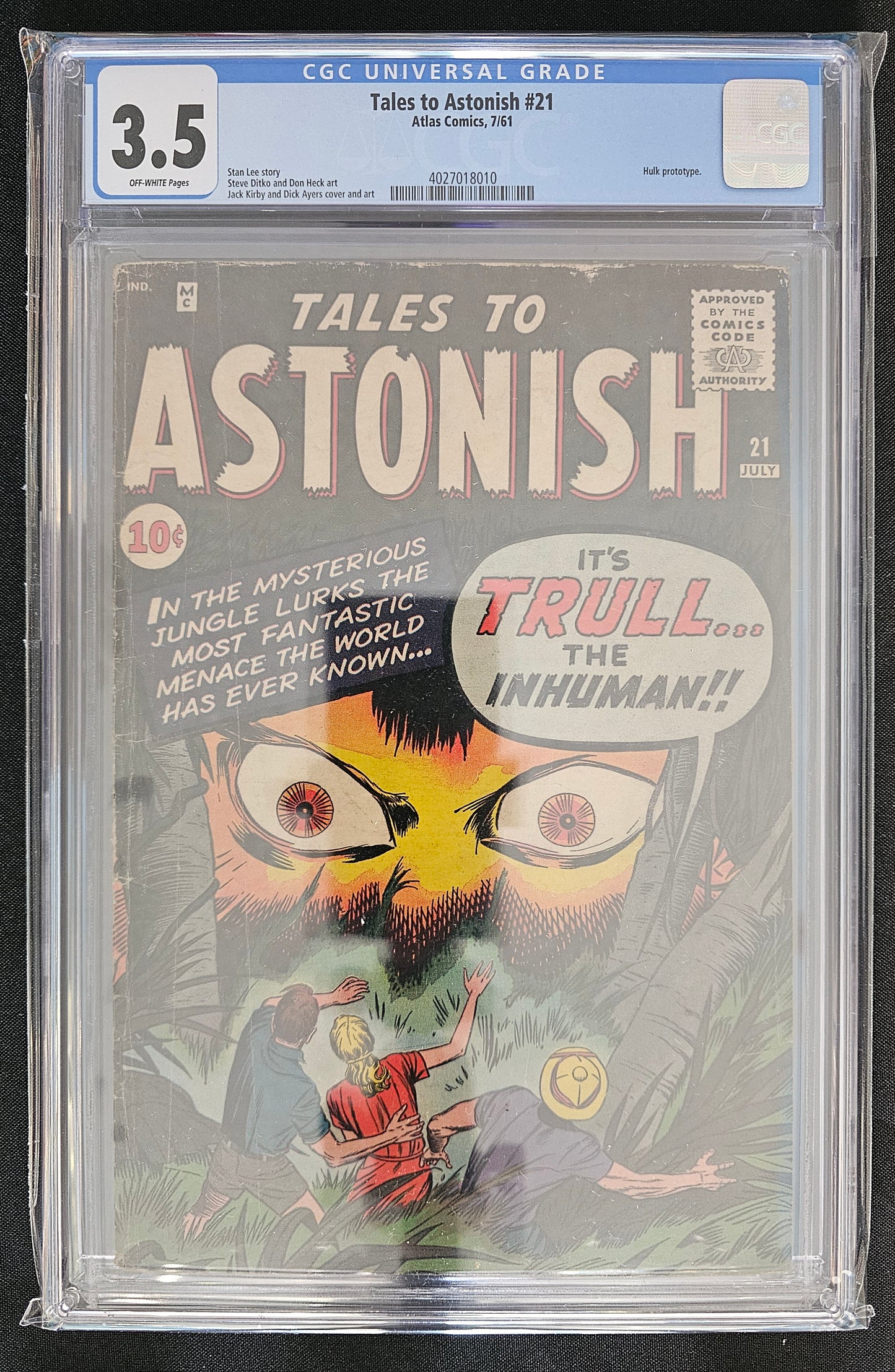 Tales to Astonish (Vol. 1) #21 CGC 3.5