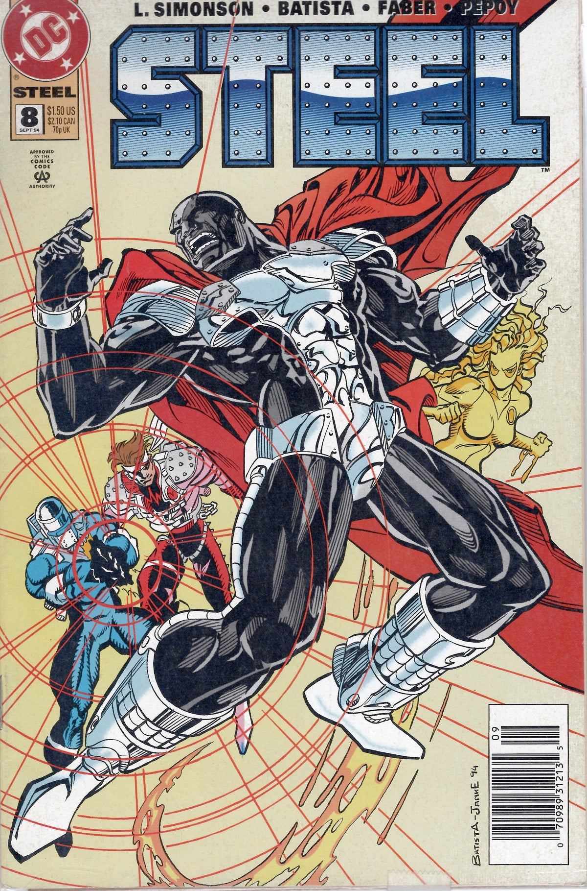 Steel #8/NS (VF-NM), Comic Book, buy comic books online, online comic book store canada, sell comic books, online, comic websites, comic store, vintige comic books, comic book store guelph, comic book store, Long Box Silver's Comics