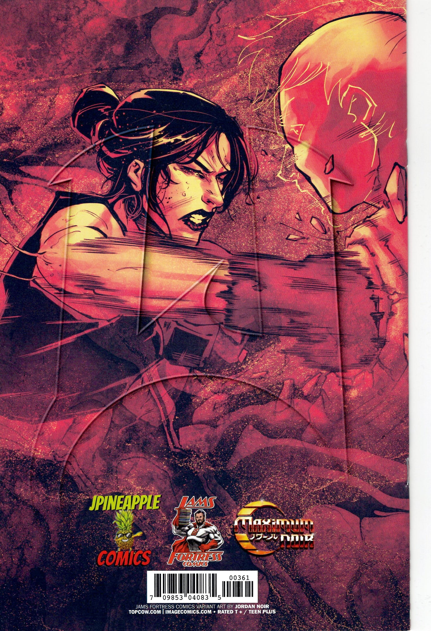 Witchblade (3rd Series) Jams Fortress Comics Variant Art Cover by Jordan Noir #3/A (VF-NM)