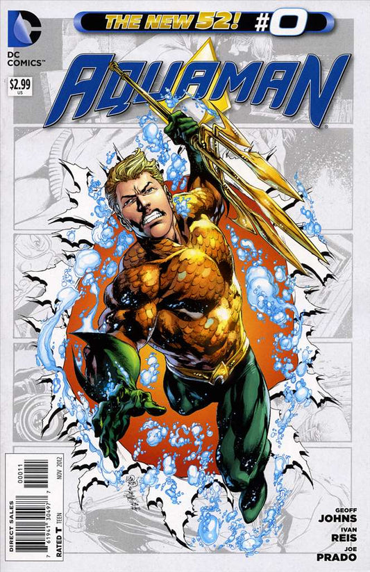 Aquaman (7th Series) #0, Comic Book, Back Issue, buy comics online, comic book store guelph, online comic book store, local comic shop, Long Box Silver's Comics