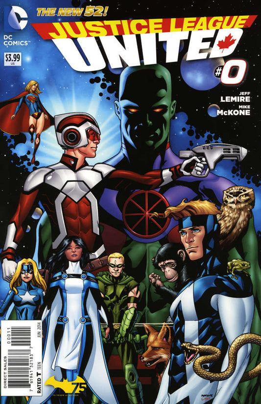 Justice League United #0 (VF-NM), Comic Book, Back Issue, buy comic books online, online comic book store canada, sell comic books, online, comic websites, comic store,  vintige comic books, comic book store guelph, comic book store, comic book store near me, Long Box Silver's Comics 